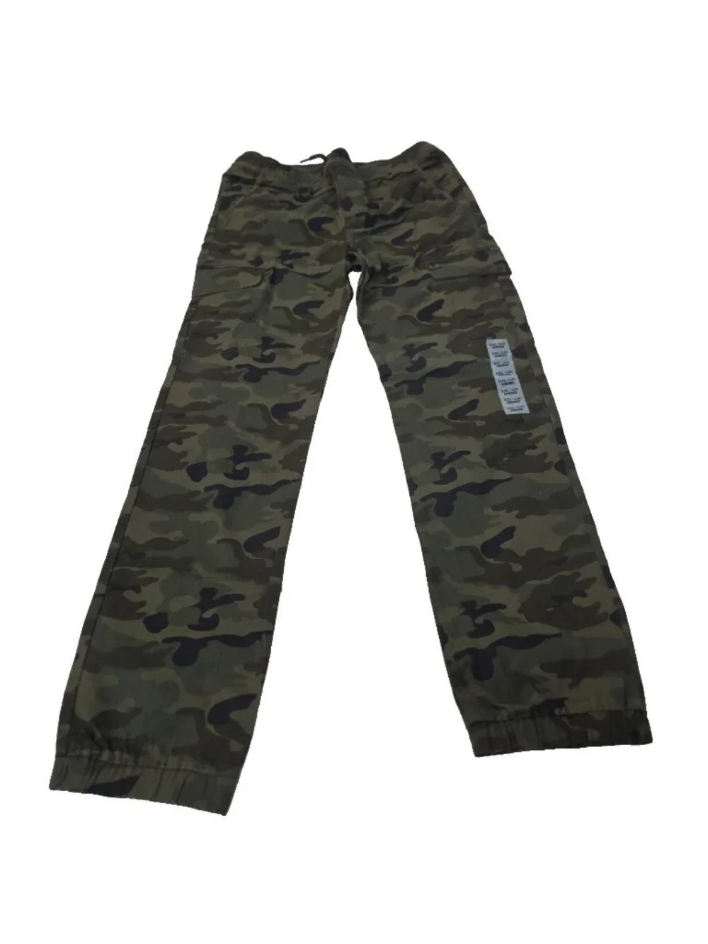 Old Navy Boys XXL 18  Cargo Jogger Pants Built In Flex Green Camouflage Tactical